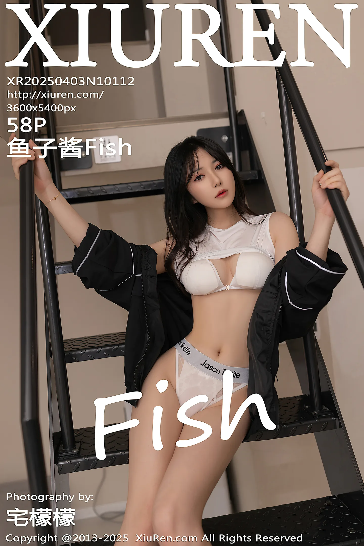 [XiuRen秀人网]No.10112_模特鱼子酱Fish性感黑色运动服露白色内衣秀曼妙身材诱惑写真58P-秀人网 - XiuRen.Space